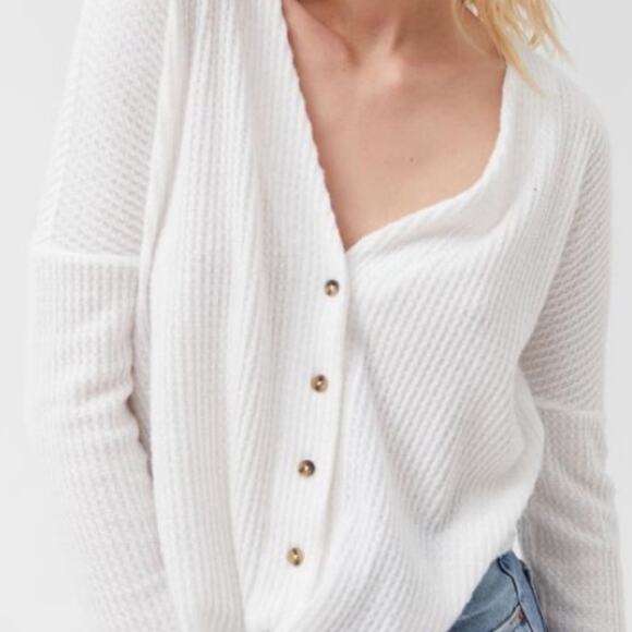Urban Outfitters Out From Under Jojo Waffle Knit Top - Picture 7 of 7